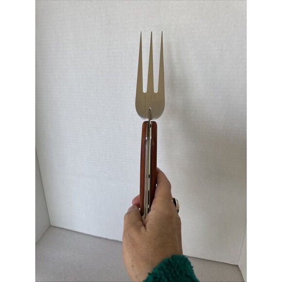 Charcoal Champion Folding Handle Fork Camping Or Grilling at Home Easy Storage - Picture 9 of 14